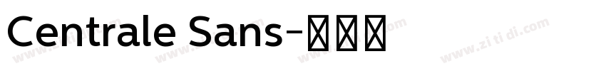 Centrale Sans字体转换